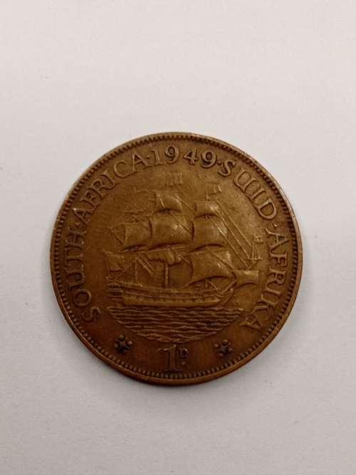 South Africa 1 Penny 1949