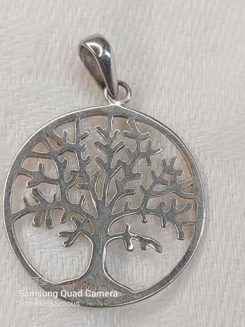 Sterling silver Tree of Life pendant 23mm
