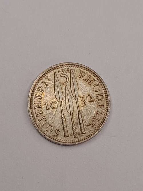 Southern Rhodesia three pence 1932