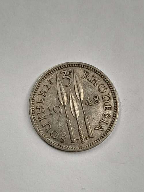 Southern Rhodesia three pence 1948