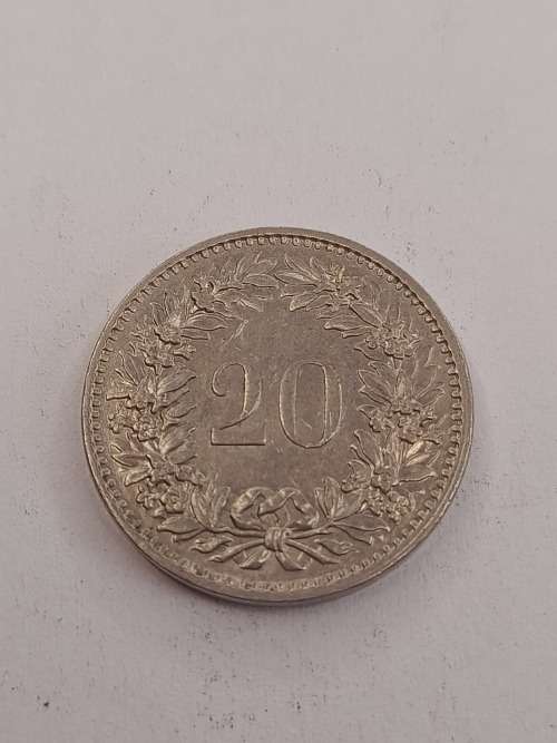 Switzerland 20 rappen 1970
