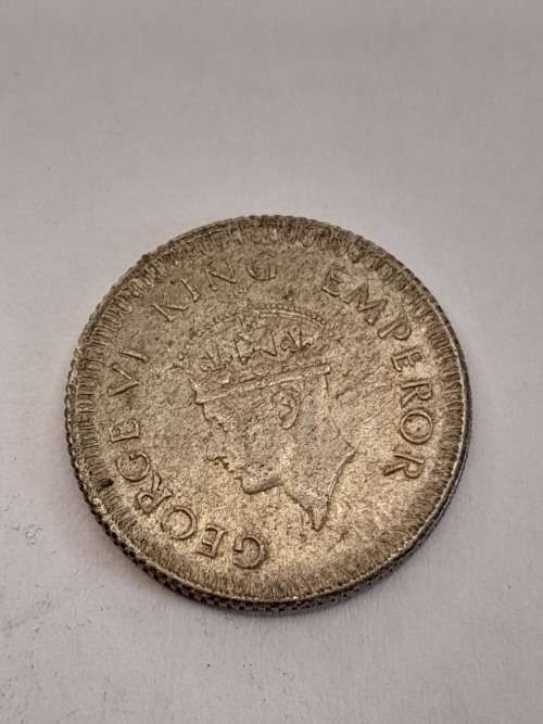 Indian - British 1/4 rupee 1943