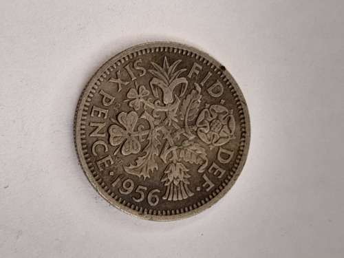 United Kingdom six pence 1956