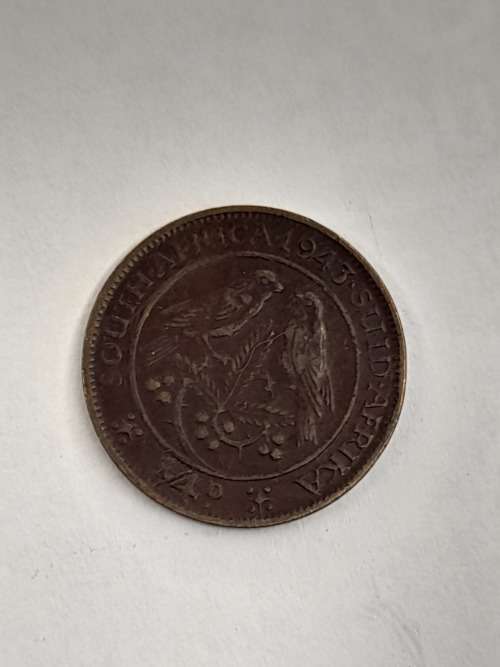South Africa 1/4 penny 1945