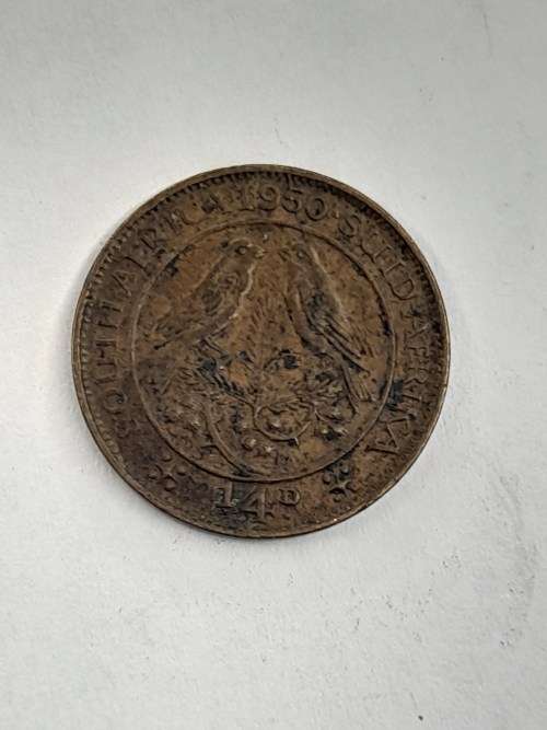 South Africa 1/4 penny 1950