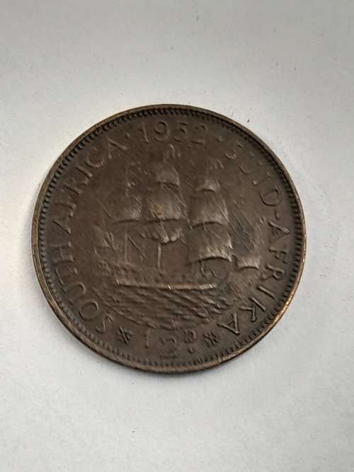 South Africa 1/2 penny 1952