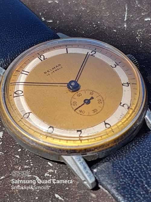 Belmar Jumbo size watch from around 1940`s