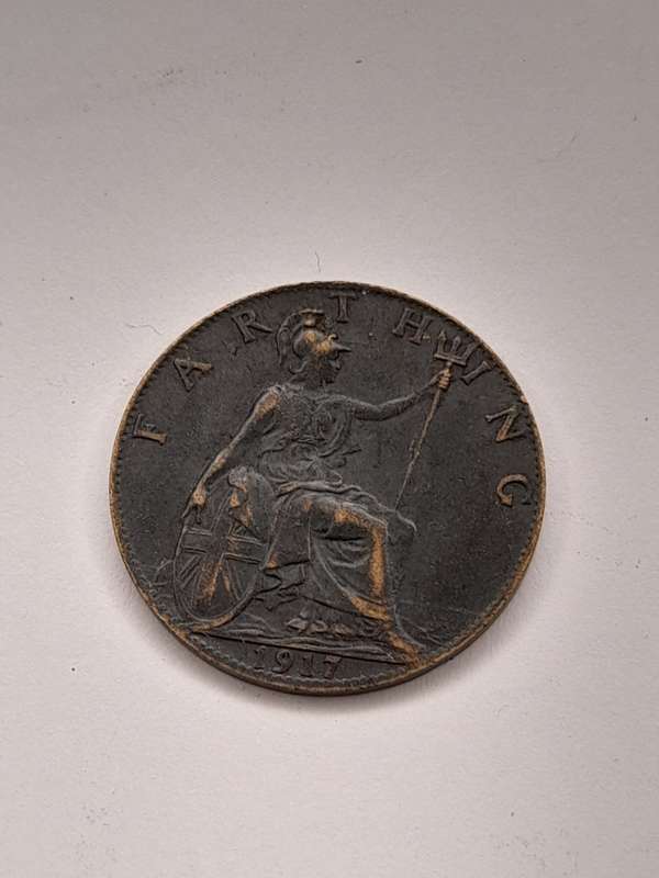 United Kingdom 1 farthing 1917
