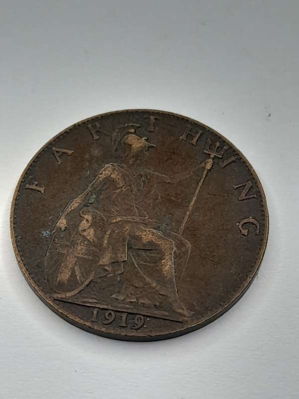 United Kingdom 1 farthing 1919
