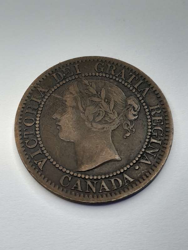 Canada one cent 1859