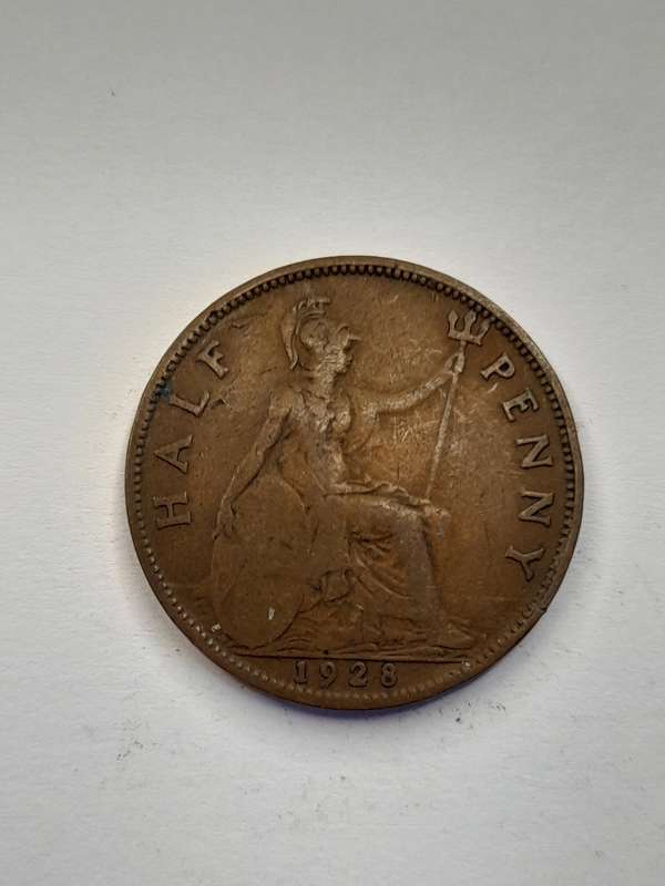 United Kingdom 1/2 penny 1928