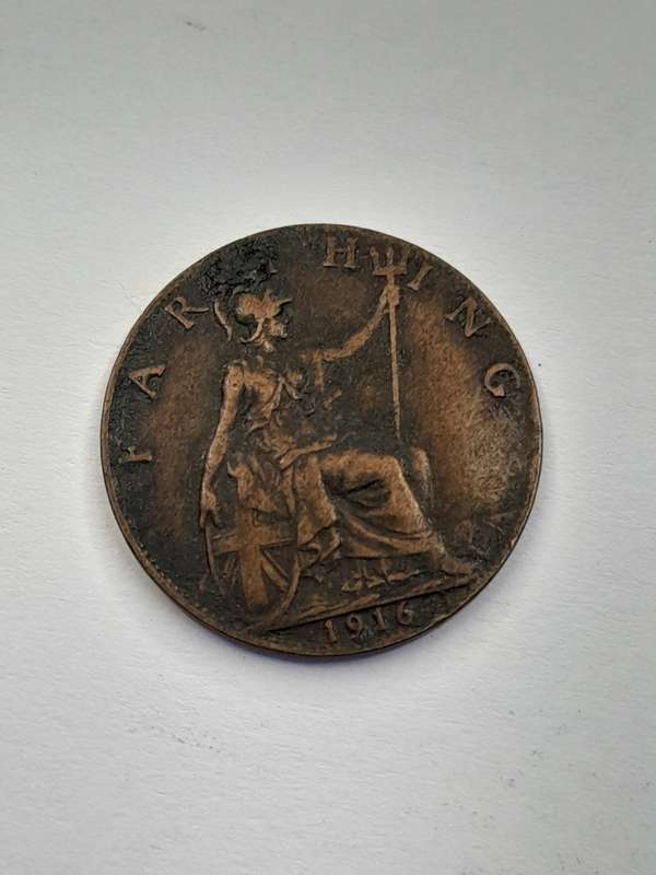 United Kingdom 1 farthing 1916