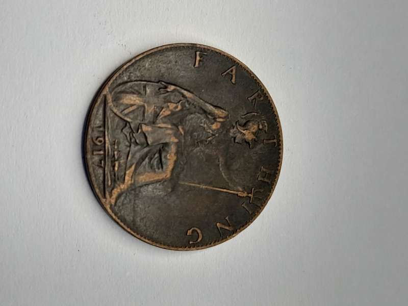 United Kingdom 1917 farthing