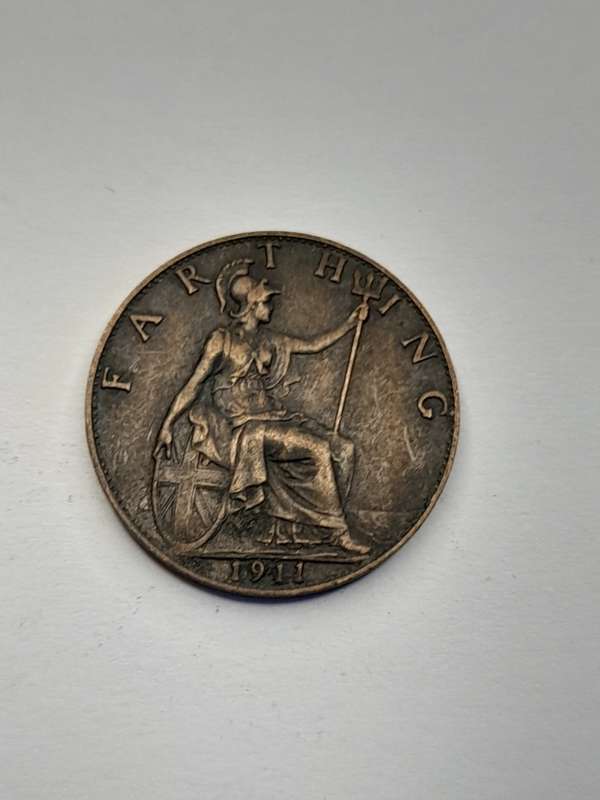 United Kingdom 1911 farthing
