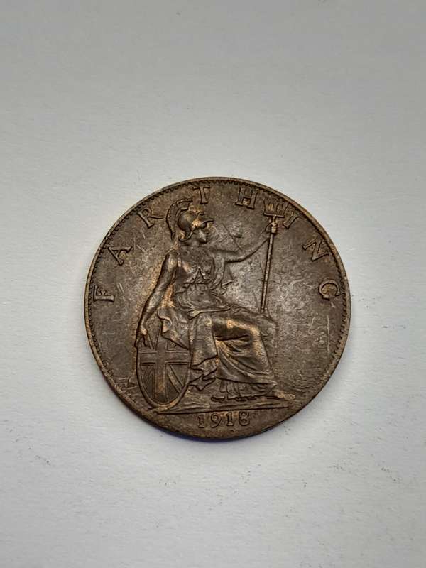 United Kingdom 1918 farthing