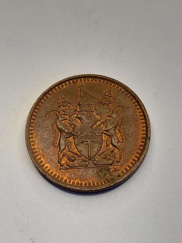 Rhodesia 1970 1/2 cent