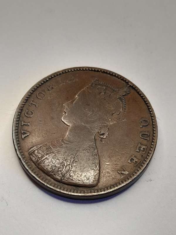 India  - British 1/2 Anna 1862