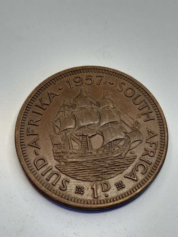 South Africa 1 Penny 1954