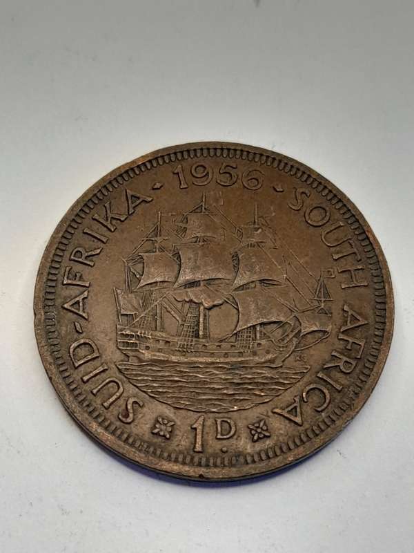 South Africa 1 Penny 1956