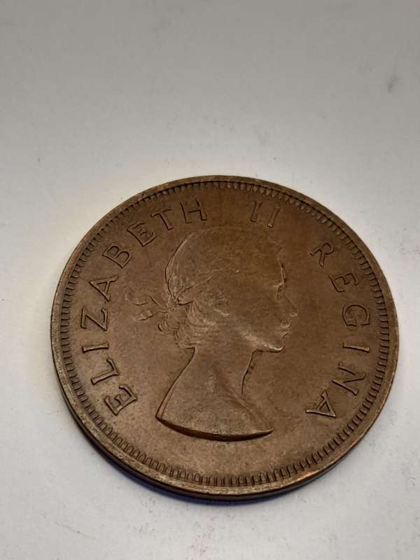 South Africa 1 Penny 1955