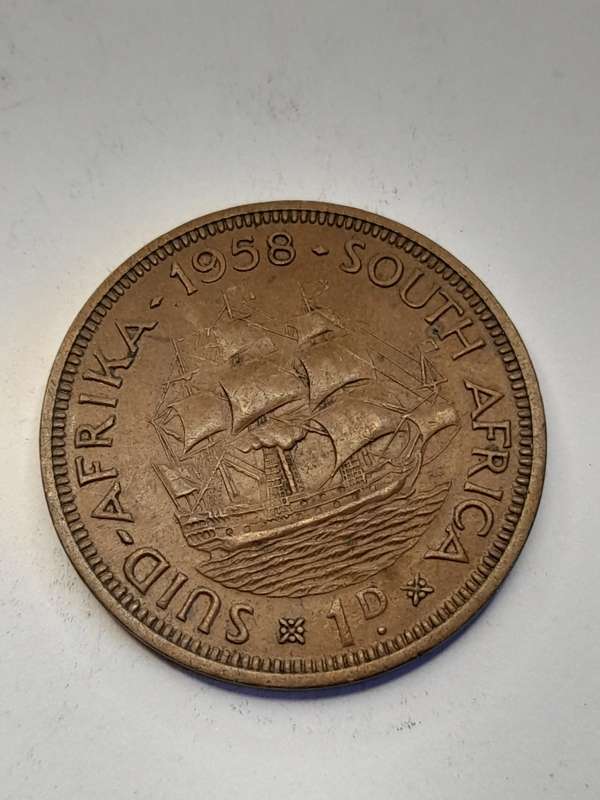 South Africa 1 Penny 1958