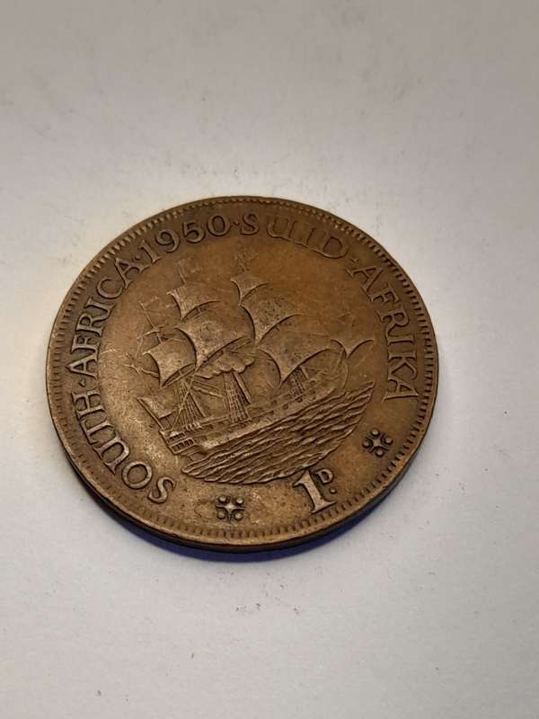 South Africa 1 Penny 1950