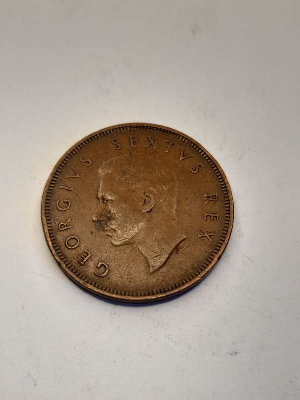 South Africa 1 Penny 1949
