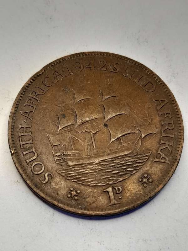 South Africa 1 Penny 1942