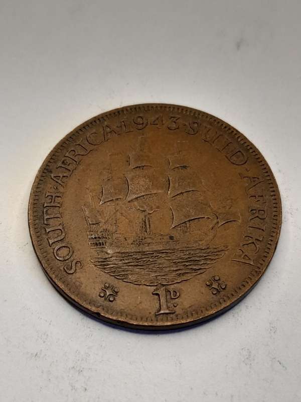 South Africa 1 Penny 1943