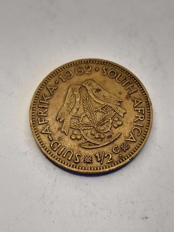 South Africa 1/2 cent 1962