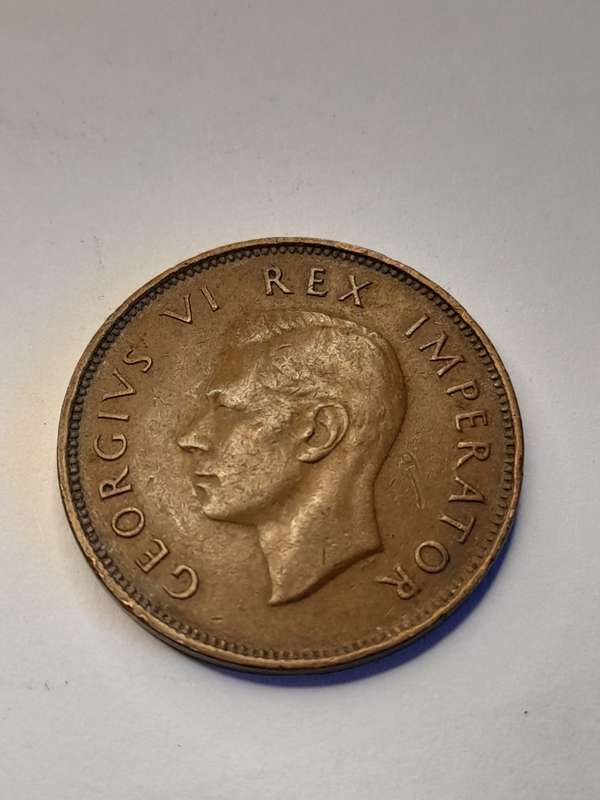 South Africa 1/2 penny 1946