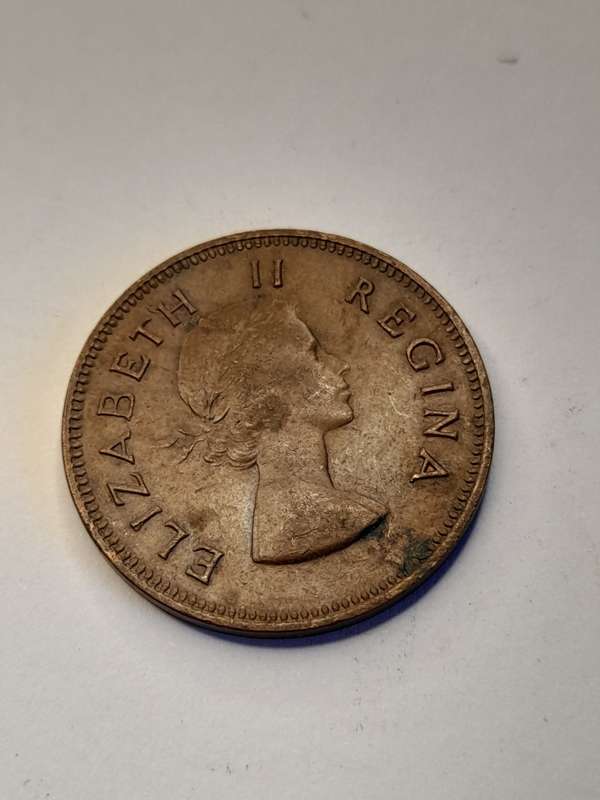 South Africa 1/2 penny 1953