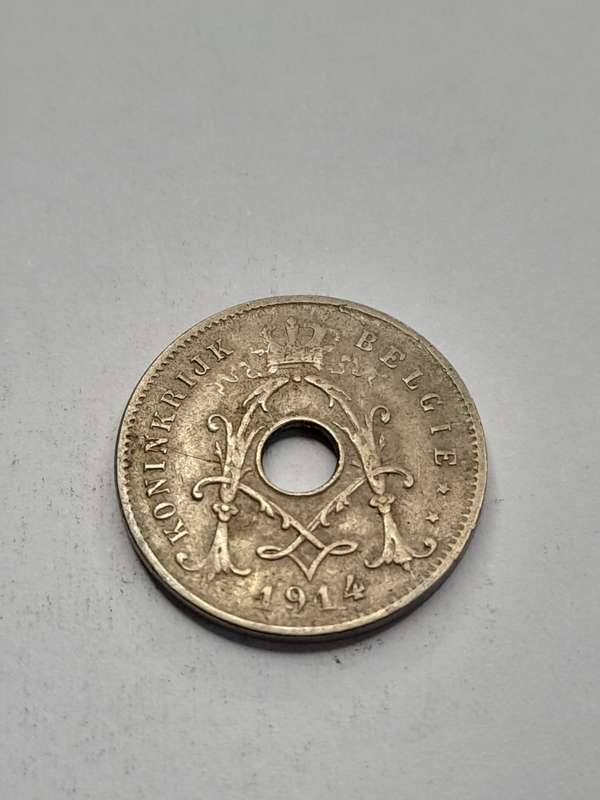 Belgium 5 centimes 1914