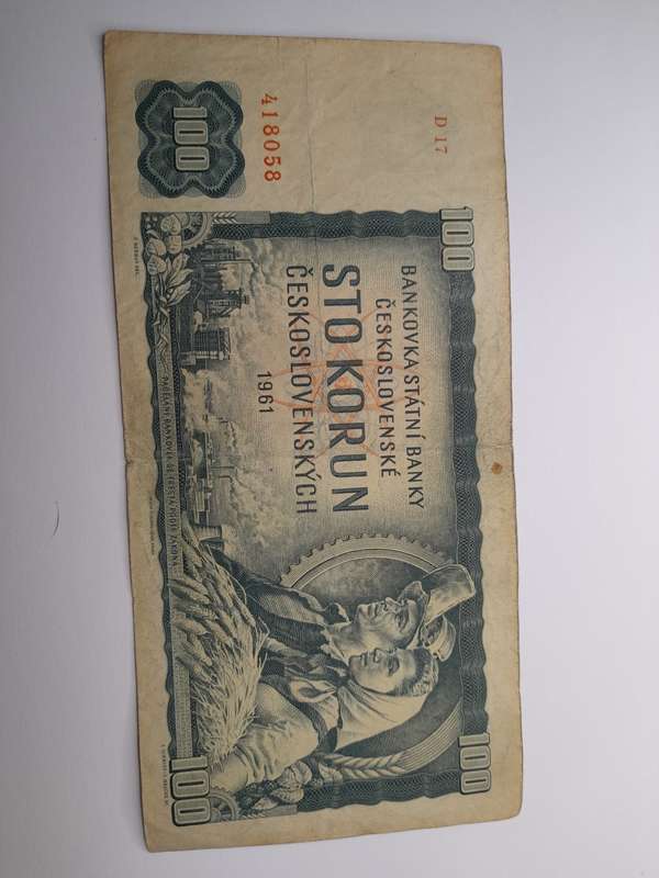 Czechoslovakia 100 korun 1961