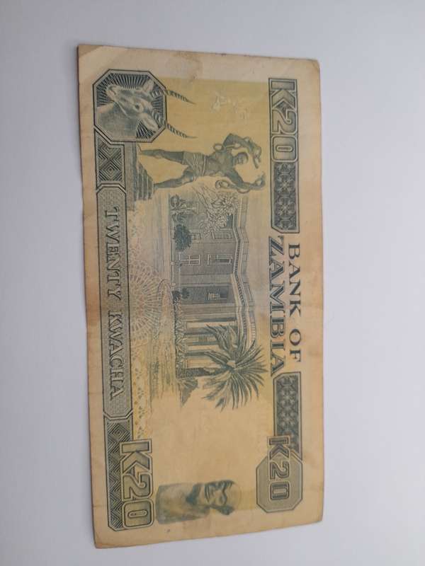 Zambia 20 kwacha 1989-1991