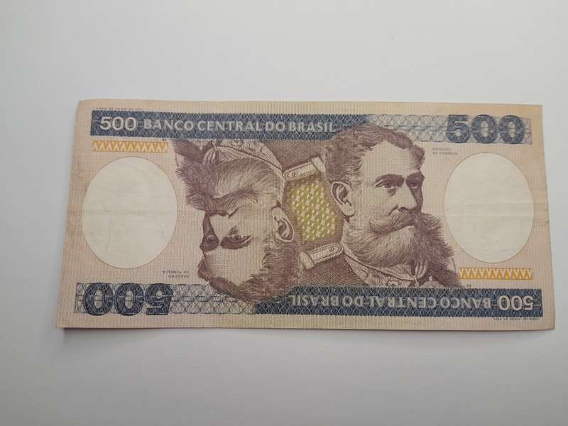 Brazil 500 cruzeiros 1981/1985