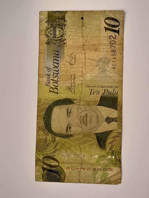 10 Pula Botswana 2012