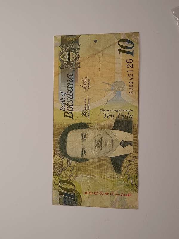 10 Pula Botswana 2010