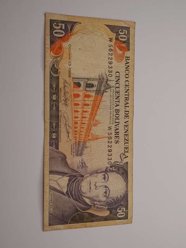 50 Bolivares Venezuela 1998
