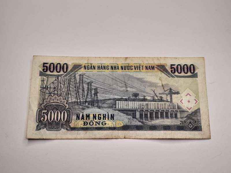 5000 Dong Vietnam 1992
