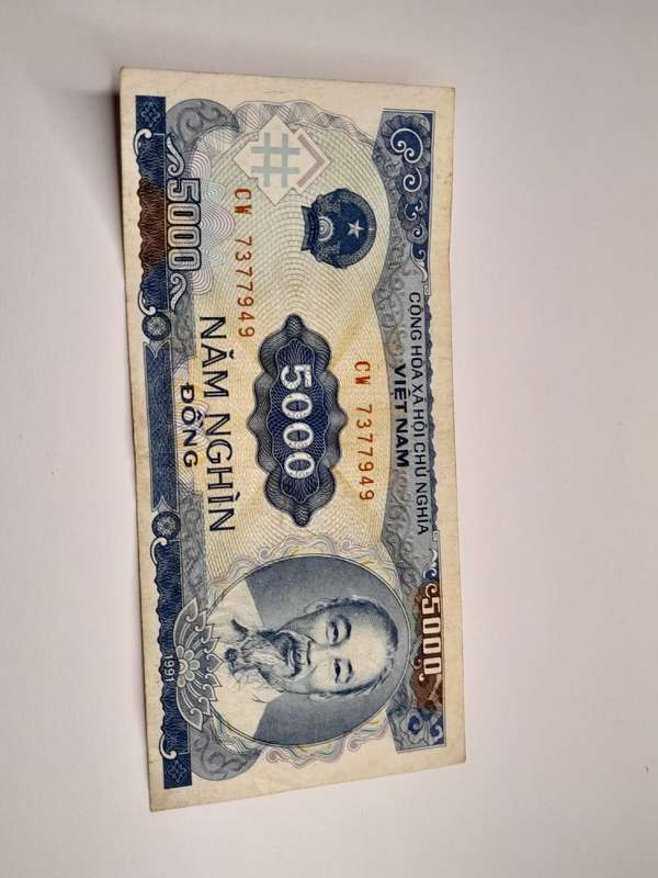 5000 Dong Vietnam 1992
