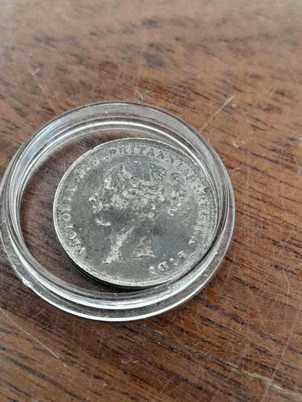 United Kingdom three pence 1886