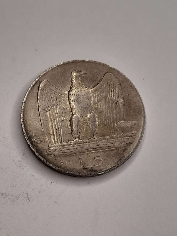 Italy 5 lire 1930