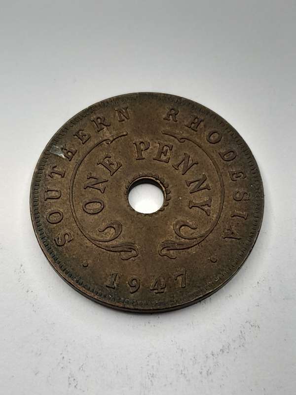 Southern Rhodesia 1 pfennig 1947