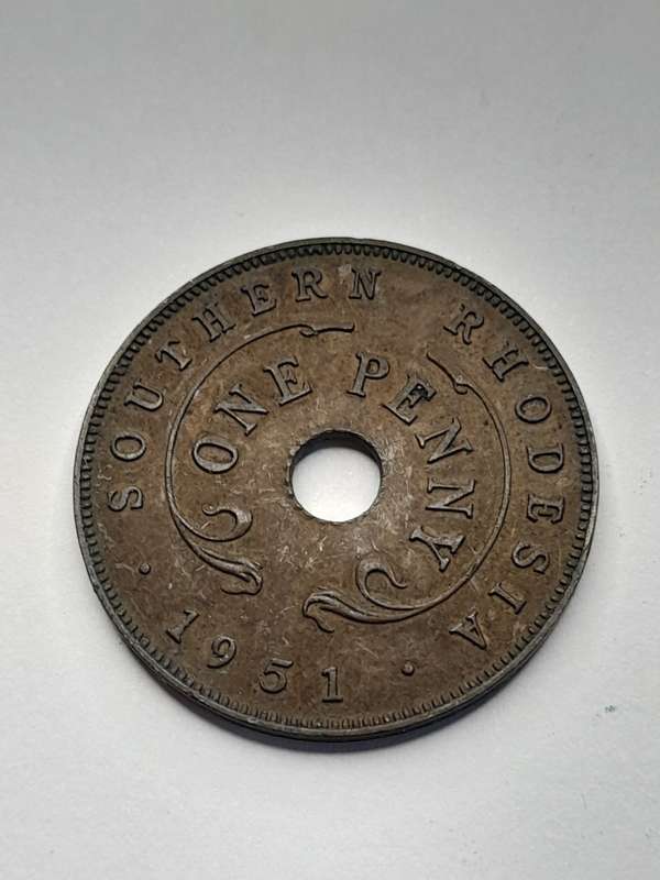 Southern Rhodesia One Penny 1951