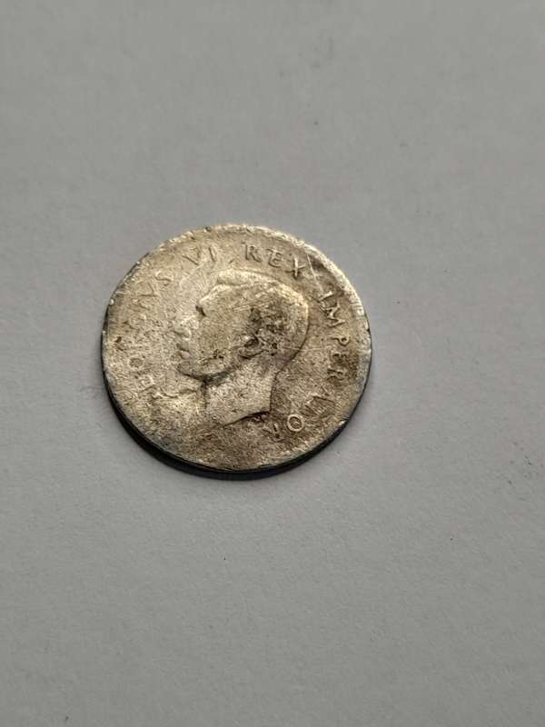 South Africa three pence 1943