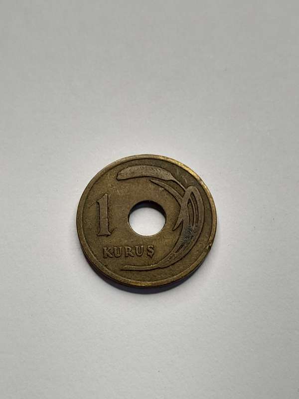 Turkey 1 Kurus 1949