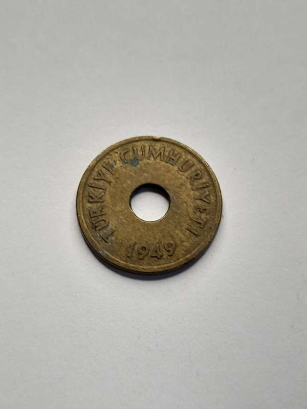 Turkey 1 Kurus 1949