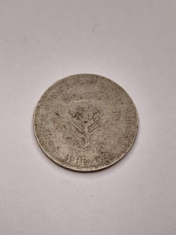 South Africa three pence 1927