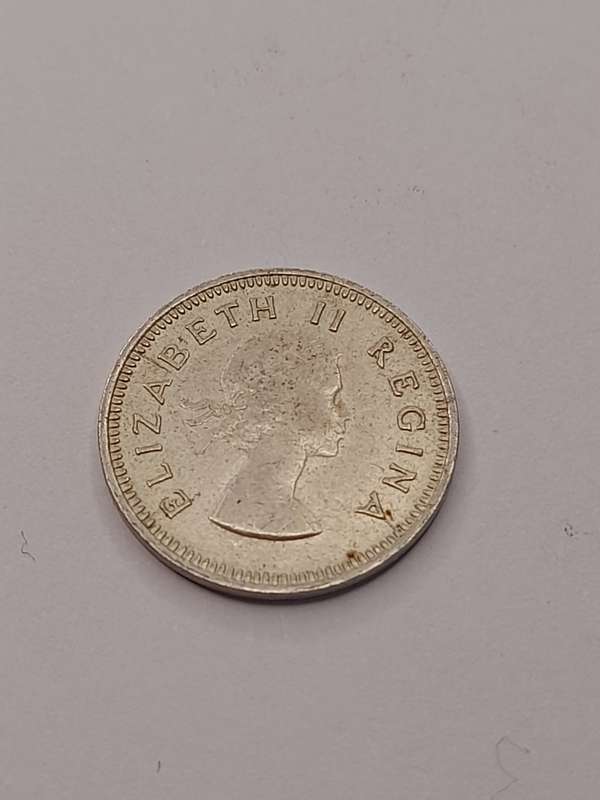 South Africa three pence 1959